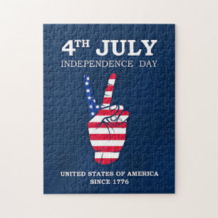 Onafhankelijkheidsdag, 4 juli, legpuzzel