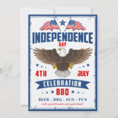 Onafhankelijkheidsdag 4 juli Partij Kaart (Voorkant)