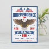 Onafhankelijkheidsdag 4 juli Partij Kaart (Staand voorkant)