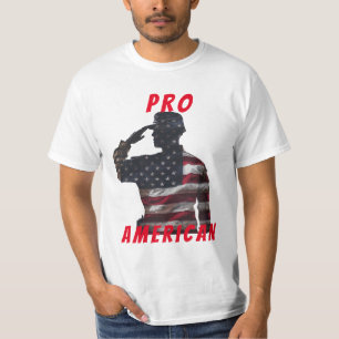Onafhankelijkheidsdag 4 juli Pro American Sold T-shirt