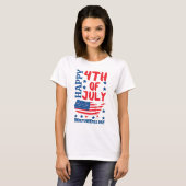 ONAFHANKELIJKHEIDSDAG 4 JULI T-SHIRT (Voorkant volledig)
