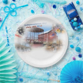 Onafhankelijkheidsdag 4 juli Verenigde Staten Papieren Bordje (Feest)