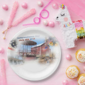 Onafhankelijkheidsdag 4 juli Verenigde Staten Papieren Bordje (Feest)