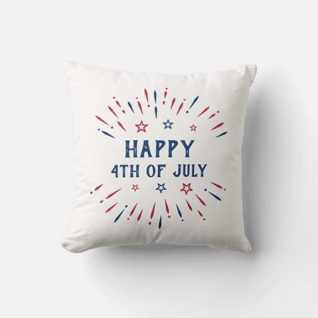 Onafhankelijkheidsdag 4e juli Patriottisch-Amerika Kussen (Voorkant)