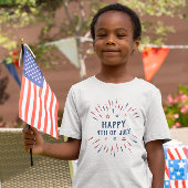 Onafhankelijkheidsdag 4e juli Patriottisch-Amerika T-shirt