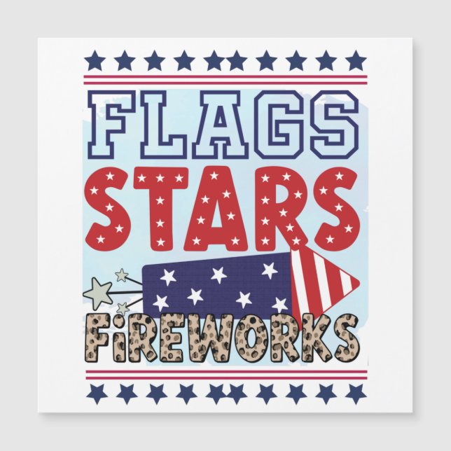 Onafhankelijkheidsdag 4e juli Patriottische vlag (Voorkant)