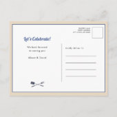 Onafhankelijkheidsdag 4e van JULY BBQ Uitnodiging Briefkaart (Achterkant)