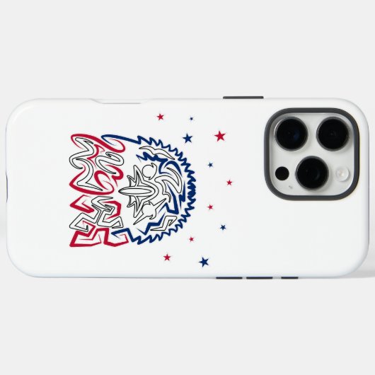 Onafhankelijkheidsdag Amerikaanse adelaar Case-Mate iPhone Case (Achterkant (horizontaal))