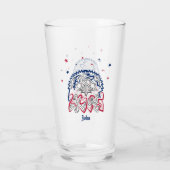 Onafhankelijkheidsdag Amerikaanse adelaar Glas (Achterkant)