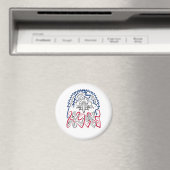 Onafhankelijkheidsdag Amerikaanse Adelaar Magneet (Insitu (Vaatwasser))