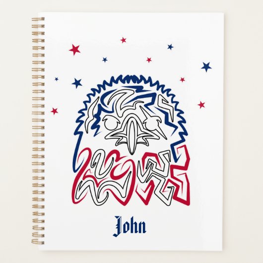 Onafhankelijkheidsdag Amerikaanse adelaar Planner (Voorkant)