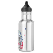 Onafhankelijkheidsdag Amerikaanse Adelaar Stars Waterfles (Rechts)