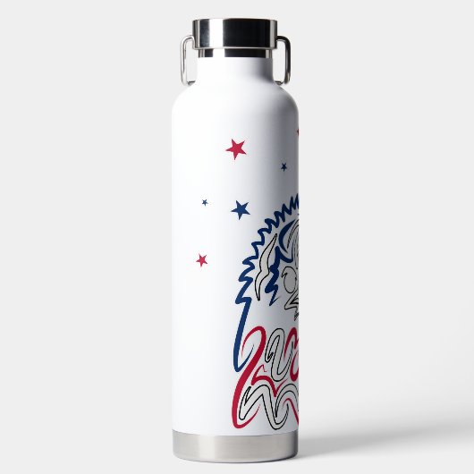 Onafhankelijkheidsdag Amerikaanse adelaar Waterfles (Voorkant)