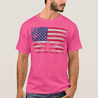 Onafhankelijkheidsdag Amerikaanse vlag 4 juli Zwem T-shirt