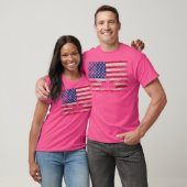 Onafhankelijkheidsdag Amerikaanse vlag 4 juli Zwem T-shirt (Unisex)