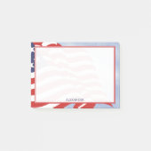 Onafhankelijkheidsdag Amerikaanse vlag Illustratie Post-it® Notes (Voorkant)