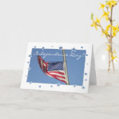 Onafhankelijkheidsdag - Amerikaanse vlag met sterr Kaart (Gele Bloem)