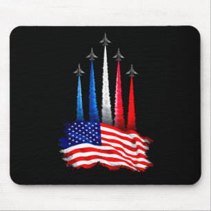 Onafhankelijkheidsdag Amerikaanse Vlag Straalvlieg Muismat