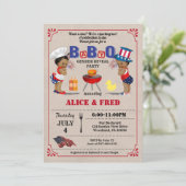 Onafhankelijkheidsdag BabyQ tweeling koppels baby  Kaart (Staand voorkant)