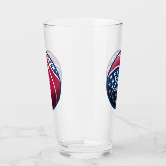 Onafhankelijkheidsdag basketbal glas (Links)