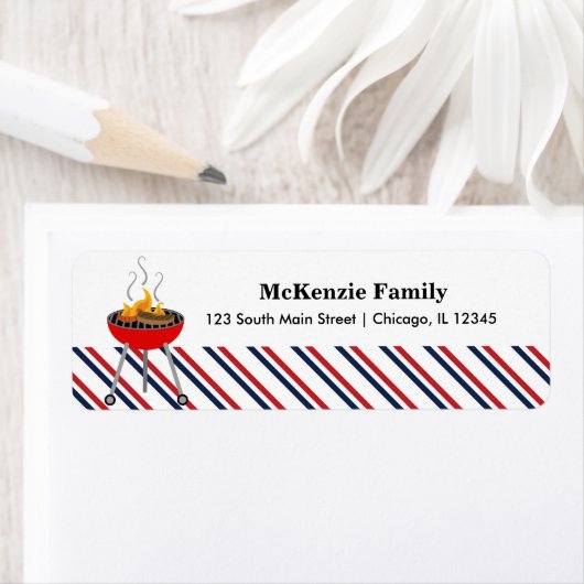 Onafhankelijkheidsdag BBQ Etiket (Insitu)