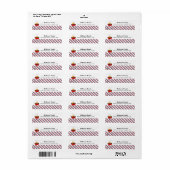 Onafhankelijkheidsdag BBQ Etiket (Full Sheet)