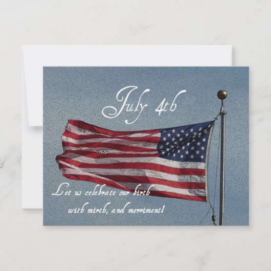 Onafhankelijkheidsdag BBQ/met gekleurde humor! Kaart (Voorkant)