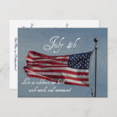 Onafhankelijkheidsdag BBQ/met gekleurde humor! Kaart (Voorkant / Achterkant)