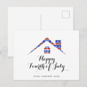 Onafhankelijkheidsdag — Bevordering van realiteite Briefkaart (Voorkant / Achterkant)