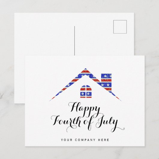 Onafhankelijkheidsdag — Bevordering van realiteite Briefkaart (Voorkant / Achterkant)