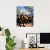 Onafhankelijkheidsdag bij Concord Bridge door N.C. Poster (Thuiskantoor)