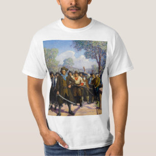 Onafhankelijkheidsdag bij Concord Bridge door N.C. T-shirt