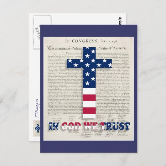 Onafhankelijkheidsdag Briefkaart (Voorkant / Achterkant)