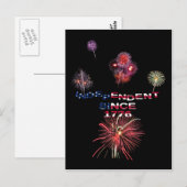 Onafhankelijkheidsdag Briefkaart (Voorkant / Achterkant)