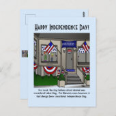 Onafhankelijkheidsdag Briefkaart (Voorkant / Achterkant)