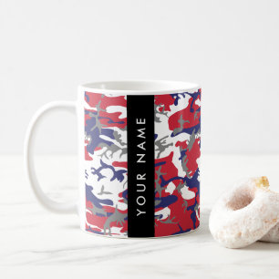Onafhankelijkheidsdag Camouflage Je naam Personali Koffiemok