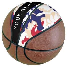 Onafhankelijkheidsdag Camouflage Jouw naam Persona Basketbal