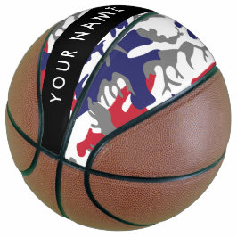 Onafhankelijkheidsdag Camouflage Jouw naam Persona Basketbal