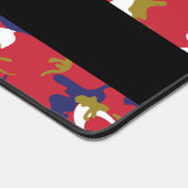 Onafhankelijkheidsdag Camouflage Jouw naam Persona Bureaumat (Hoek)