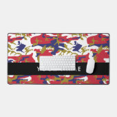 Onafhankelijkheidsdag Camouflage Jouw naam Persona Bureaumat (Keyboard & Muis)