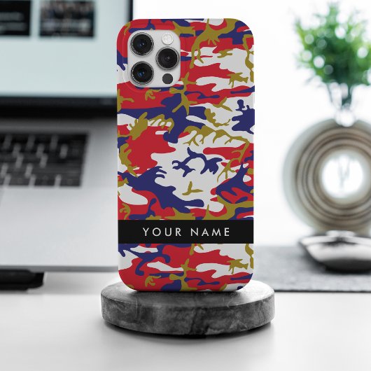 Onafhankelijkheidsdag Camouflage Jouw naam Persona Case-Mate iPhone Case