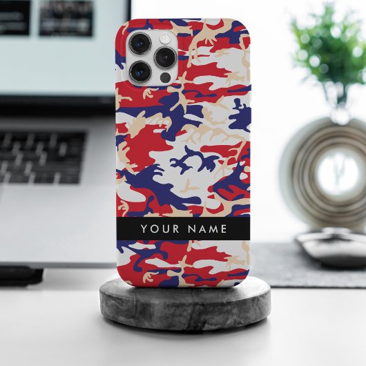 Onafhankelijkheidsdag Camouflage Jouw naam Persona Case-Mate iPhone Case