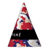 Onafhankelijkheidsdag Camouflage Jouw naam Persona Feesthoedjes (Rechts)