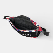 Onafhankelijkheidsdag Camouflage Jouw naam Persona Heuptasje (Open)