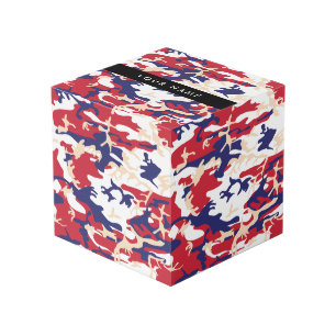 Onafhankelijkheidsdag Camouflage Jouw naam Persona Kubus