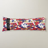 Onafhankelijkheidsdag Camouflage Jouw naam Persona Lichaamskussen (Voorkant)