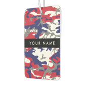 Onafhankelijkheidsdag Camouflage Jouw naam Persona Luchtverfrisser (Links)