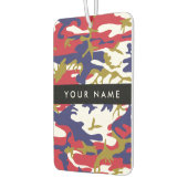 Onafhankelijkheidsdag Camouflage Jouw naam Persona Luchtverfrisser (Links)