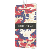 Onafhankelijkheidsdag Camouflage Jouw naam Persona Luchtverfrisser (Links)