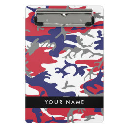 Onafhankelijkheidsdag Camouflage Jouw naam Persona Mini Klembord